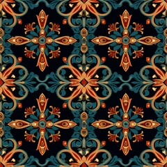 Intricate Brocade Weaving Pattern