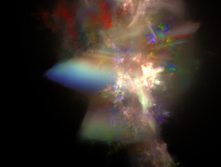 Imaginatory fractal abstract background Image