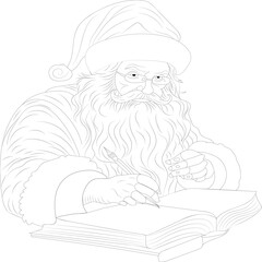 Santa Claus Christmas Coloring page