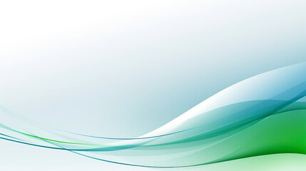 abstract green and white wave background