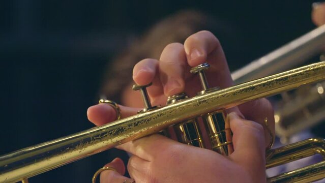 Orchestra music instrument hand military Ukraine