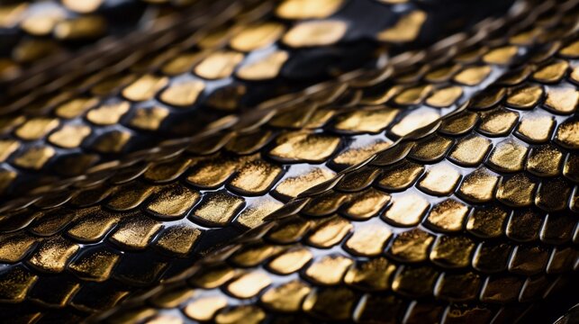 Premium Photo  A close up of a snake skin with scales of a snake.