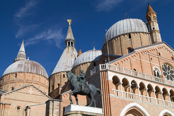 Medieval Domes of the Basilica of St Anthony in Padua - 673342546