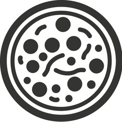 Thin Crust Pizza Icon