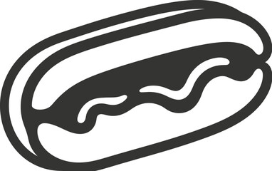 Delicious hot dog Icon