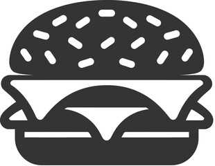 Tasty cheese burger Icon