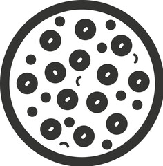 Pepperoni Pizza Icon