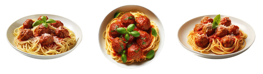 spaghetti with meatballs 