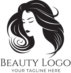 Beauty salon logo design. Beauty salon vector logo design template.