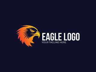 Eagle logo design vector illustration