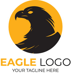 Eagle logo design. Eagle logo template. Eagle head vector icon