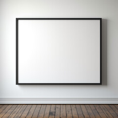 empty frame on wall