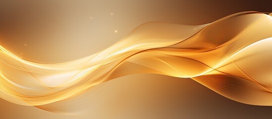 Golden colored shiny abstraction for a background