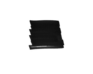 black marker pen scribble on png transparent background