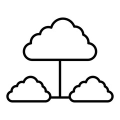 Cloud Sharing Icon