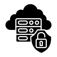 Obraz premium Unsecure Server Icon