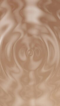 Abstract ripple background video. Vertical brown background. Animated seamless loop backdrop.