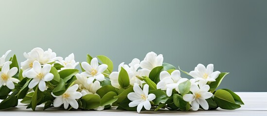 Gorgeous jasmine blossoms - obrazy, fototapety, plakaty