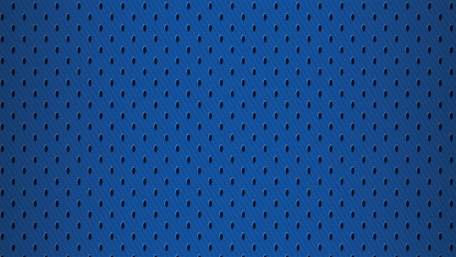 Seamless vector pattern repeating texture swatch jersey fabric athletic sports gear blue