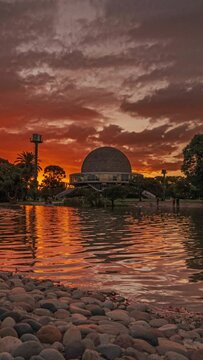 Timelapse lagos de palermo, Planetario Galileo Galilei