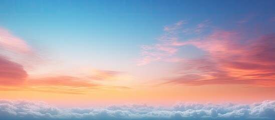 Fototapeta premium The hue of the sky the illumination from above the setting sun the emergence of the sun the outline of buildings against the sky the panoramic vista of the sky