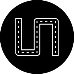 Obraz premium Road Icon