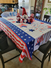 Table with 4th of July Theme