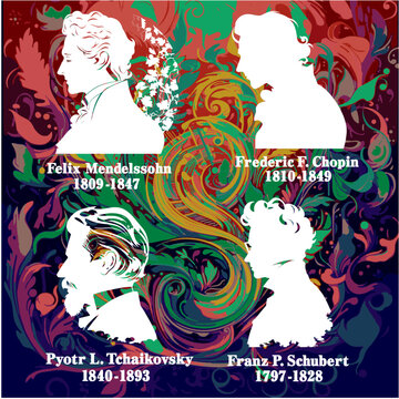 4 Great Composers 4人の大音楽家