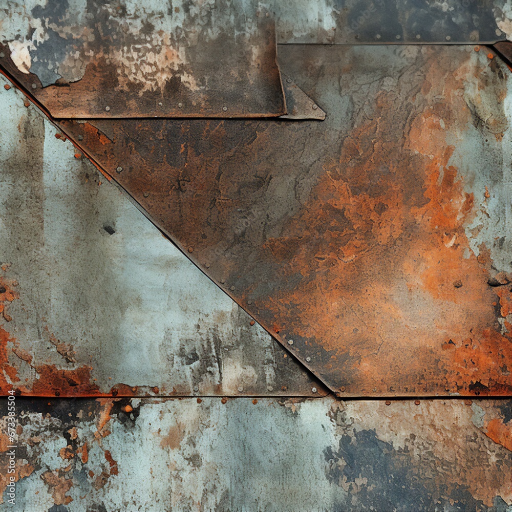 Poster metal grunge and rusty textures pattern