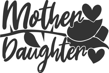Mother Daughter - Mother Daughter Illustration - obrazy, fototapety, plakaty
