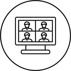 Online Meeting Icon