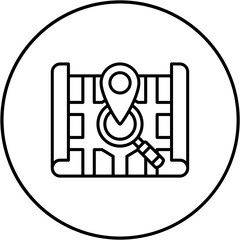 Map Search Icon