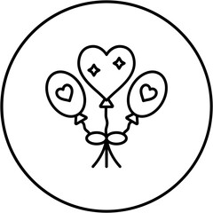 Balloons Icon