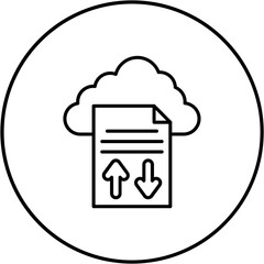 Cloud Uploading Icon