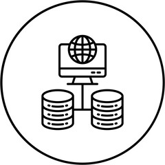 Data Network Icon