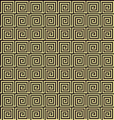 Retro art deco decorative seamless pattern vector image