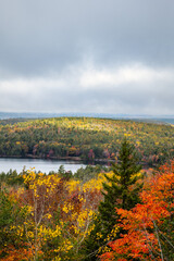 Beautiful Fall Colors at Acadia National Park Maine