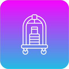 Luggage Cart Icon