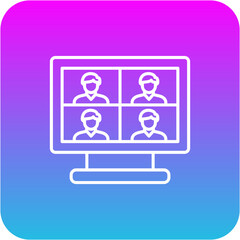 Online Meeting Icon