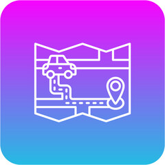 Map Travel Icon