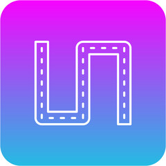 Obraz premium Road Icon