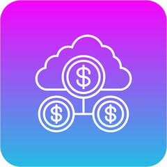 Cloud Money Icon