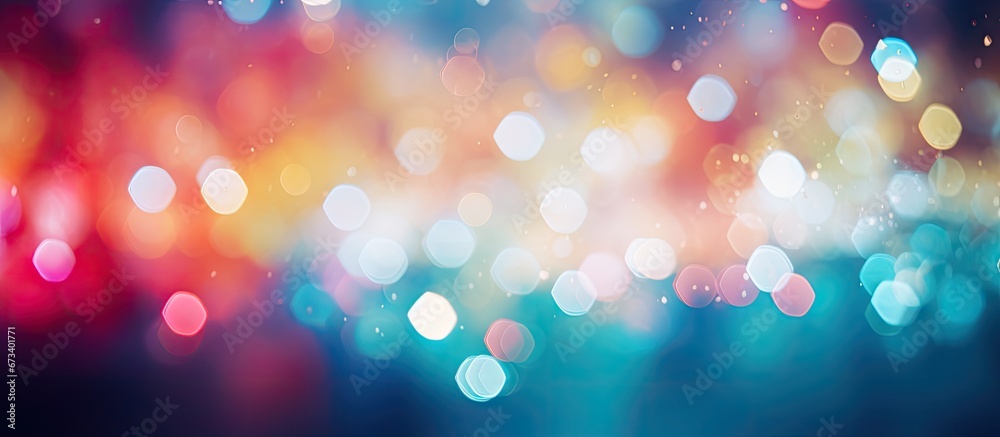 Poster background with a blurred bokeh effect that appears abstract