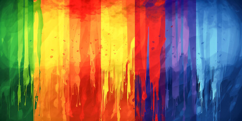 Regenbogen Hintergrund KI - obrazy, fototapety, plakaty