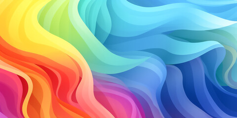 Obraz premium Regenbogen Hintergrund KI