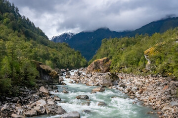 mountain river in the mountains © Kevin