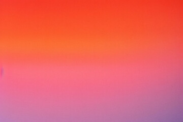 Red, Orange, Pink Color gradient, rough grain noise. Abstract Background.