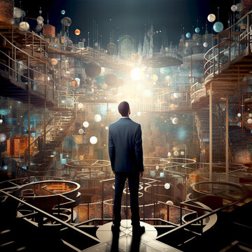 Human's fantasy, thinking process visualisation