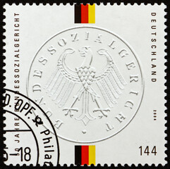 Postage stamp Germany 2004 coat of arms, Federal Social Court
