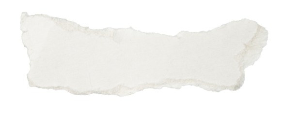 white paper on a white isolated background